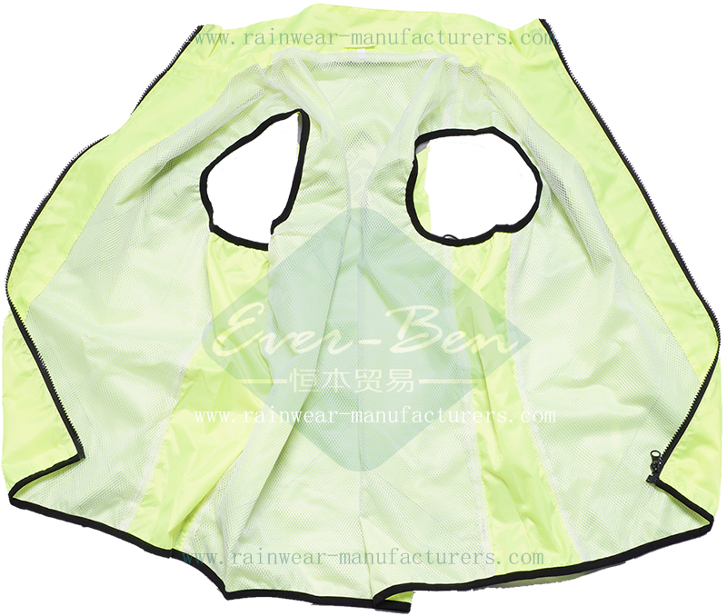nylon safety vest inside mesh
